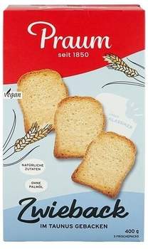 Praum knuspriger Zwieback (400g)