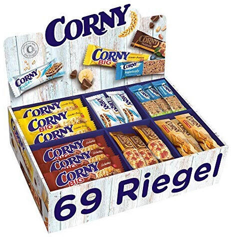 Corny Sortimentskarton 69 Müsliriegel (2,92kg)