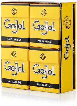 Ga-Jol Salz-Lakritz gelb zuckerfrei (8x23g)