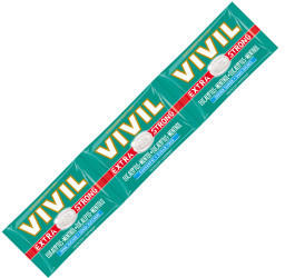 Vivil Extra Strong Eukalyptus-Menthol ohne Zucker 3er