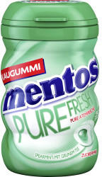 Mentos Pure Fresh Spearmint mit grünem Tee zuckerfrei (70g)