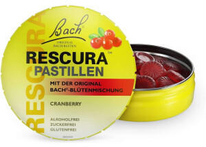 Nelsons GmbH Bachblüten Original Rescura Pastillen Cranberry zuckerfrei (50g)