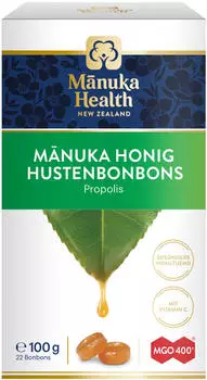 Manuka Health MGO 400+ Lutschbonbons mit Manuka-Honig & Propolis (100g)