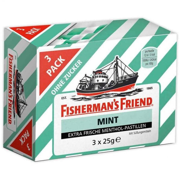 Fisherman's Friend Mint ohne Zucker (3x25g)
