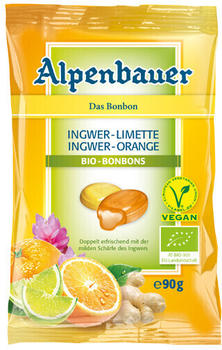 Alpenbauer Bio-Bonbons Ingwer-Limette Ingwer-Orange (90g)