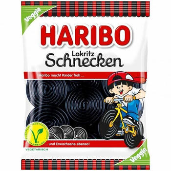 Haribo Lakritzschnecken veggie (175 g)