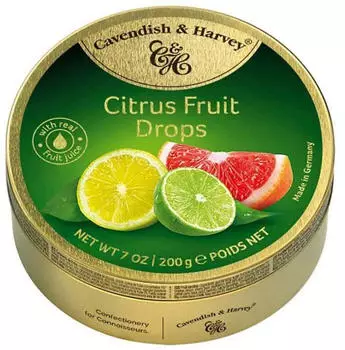 Cavendish & Harvey Citrus Fruit Drops (200g)