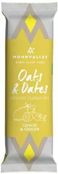 Moonvalley Organic Energy Bar - Lemon & Ginger