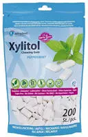 PZN-DE 17456939, Hager Pharma MIRADENT Xylitol Zahnpflegekaugummi Pfefferminze 200 g,