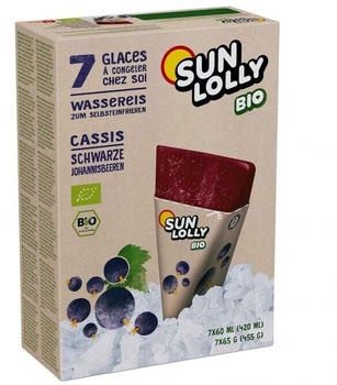 Sun Lolly Wassereis Schwarze Johannisbeeren Bio (7er)