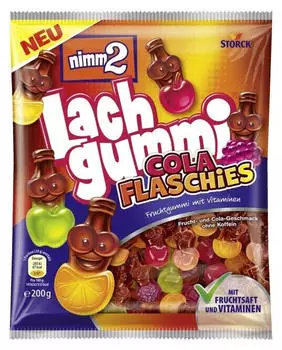 Nimm 2 Lachgummi Cola Flaschies (200g)