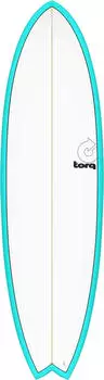 Torq Epoxy TET Mod Fish Pinlines Surfboard blau 6'3