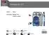 F2 Inflatable Body Board Air 3,7 mit Leash, blau (3.7)