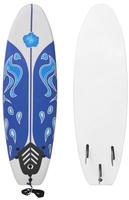 vidaXL Surfboard Blau 170 cm