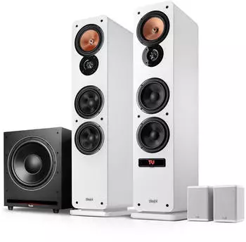 Teufel ULTIMA 40 AKTIV 3 Club Edition Surround 4.1-Set wei&szlig;