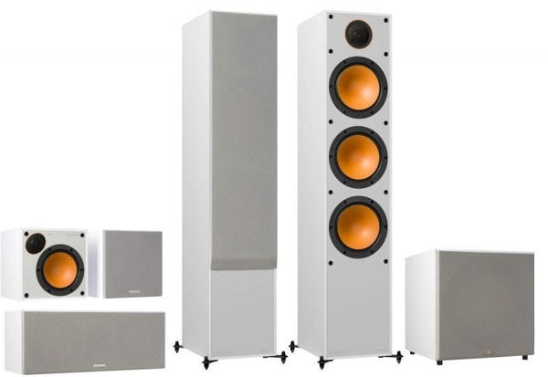 Monitor Audio Monitor Serie 5.1 Heimkino Set weiß