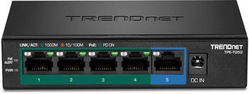 TRENDnet 5-Port Gigabit PoE+ Switch (TPE-TG52)