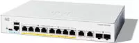 CISCO Catalyst 1200 8-Port Switch / PoE+ with 67W power budget / 2 x 1G SFP Uplinks /