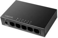 Desktop Gigabit Ethernet Switch 5-port, metal case, black