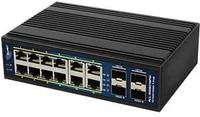 1 ALLNET SGI8016PM Switch, 16-Port, Gigabit Ethernet, Poe+, SFP