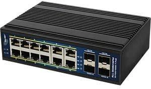 Allnet Managed L2+/L3 Switch 16 Port Gigabit / 12x PoE+ / 4x SFP (ALL-SGI8016PM)