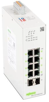 Wago Lean-Managed-Switch 8 Ports 1000Base-T 2-Slot 1000BASE-SX/LX (852-1813/000-001)