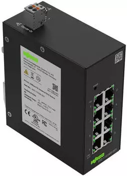 Wago Industrial-ECO-Switch 8 Ports 100Base-TX schwarz (852-112/000-001)
