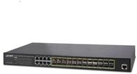 PLANET GS-5220-16S8CR - Switch - managed - 24 x Gigabit SFP + 8 x Shared 10/100/1000