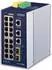 Planet Industrial L3 Managed Netzwerk-Switch mit 16 PoE+ Ports 10/100/1000T, 2 Gigabit Uplink, 2 SFP (IGS-20160HPT)