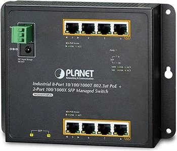 Planet Managed Switch 8-Port 10/100/1000T PoE+ + 2-Port SFP (WGS-4215-8P2S)