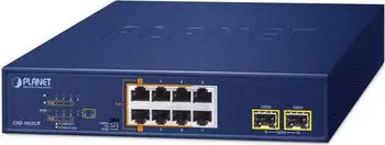 Planet Unmanaged Gigabit Ethernet Switch mit 802.3bt PoE (GSD-1022UP)