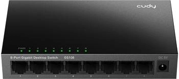Cudy GS108 8-Port Gigabit Ethernet Switch Schwarz (GS108)