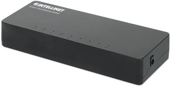 Intellinet 8-Port Fast Ethernet Switch Desktop-Format Kunststoffgehäuse schwarz (561730)