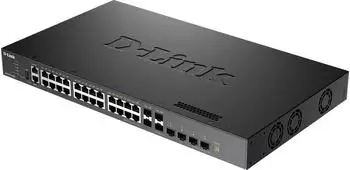 D-Link DXS 3410-32XY Layer 3 Managed Switch - 24 x 10 Gigabit Ethernet + 4 x 10 Gigabit SFP+ + 4 x 25 Gigabit SFP28 - Rack montierbar (DXS-3410-32XY/E)