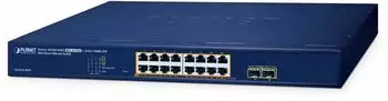 Planet GS-2210-16P2S PoE+ Web Smart Switch (GS-2210-16P2S)