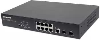 Intellinet 8-Port Gigabit Ethernet PoE+ Web-Managed Switch mit 2 SFP-Ports (561167)