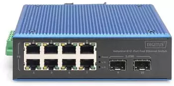 Digitus Industrial Fast Ethernet Switch 8+2-Port (DN-651146)