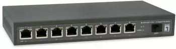 Level One GEP-0925 Unmanaged Switch 9x 2,5GbE, 8x PoE+, 108W (GEP-0925)