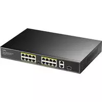 Cudy FS1018PS1 Netzwerk-Switch Fast Ethernet (10/100) Power over Ethernet (PoE) Grau