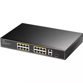 Cudy FS1018PS1 Switch 16-Port Fast Ethernet PoE+ SFP Rack (FS1018PS1)