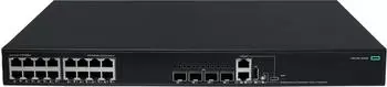 HPE Networking Comware 2150 16-Port 10M/100M/1G PoE+ 4-Port SFP+ 1G/10G 248W Switch L3 verwaltet (S6X55A#ABB)