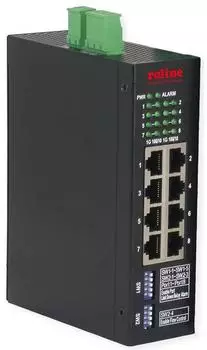 Roline Industrieller Gigabit Ethernet Switch, 8-Port, Web-managed (21.13.1134)
