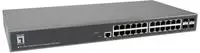 "LevelOne Switch 24xGE/4x10GSFP+ TURING 19" Managed L3"