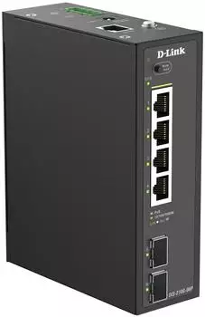 D-Link DIS-210G-06P 6-Port Industrial Smart Managed Gigabit PoE+ Switch (DIS-210G-06P)