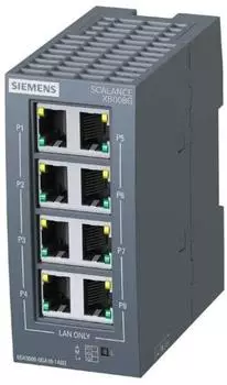 Siemens SCALANCE XB008G unmanaged Switch, 8x RJ45, Gigabit (6GK5008-0GA10-1AB2)