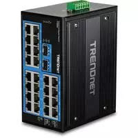 TRENDnet TI-G262 DIN-Rail Switch, 26-Port Industrial Gigabit