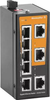 Weidmüller IE-SW-ELB-08-8GT Industrial Ethernet Switch unmanaged 8-Port Gigabit (2828570000)