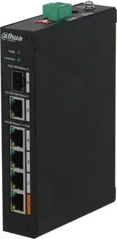 Dahua PFS3106-4ET-60 6-Port Unmanaged PoE-Switch, 4-Port PoE, 60W (PFS3106-4ET-60-V2)