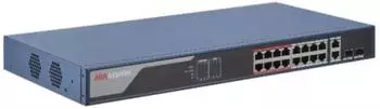 Hikvision DS-3E1318P-EI Managed Switch 16x PoE+ 100Mbps + 2x Combo Gigabit (301802304)