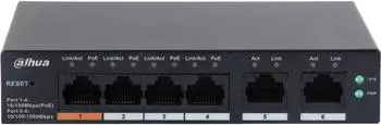 Dahua CS4006-4ET-60 Cloud Managed Switch L2 Gigabit 6-Port 4x PoE (DH-CS4006-4ET-60)